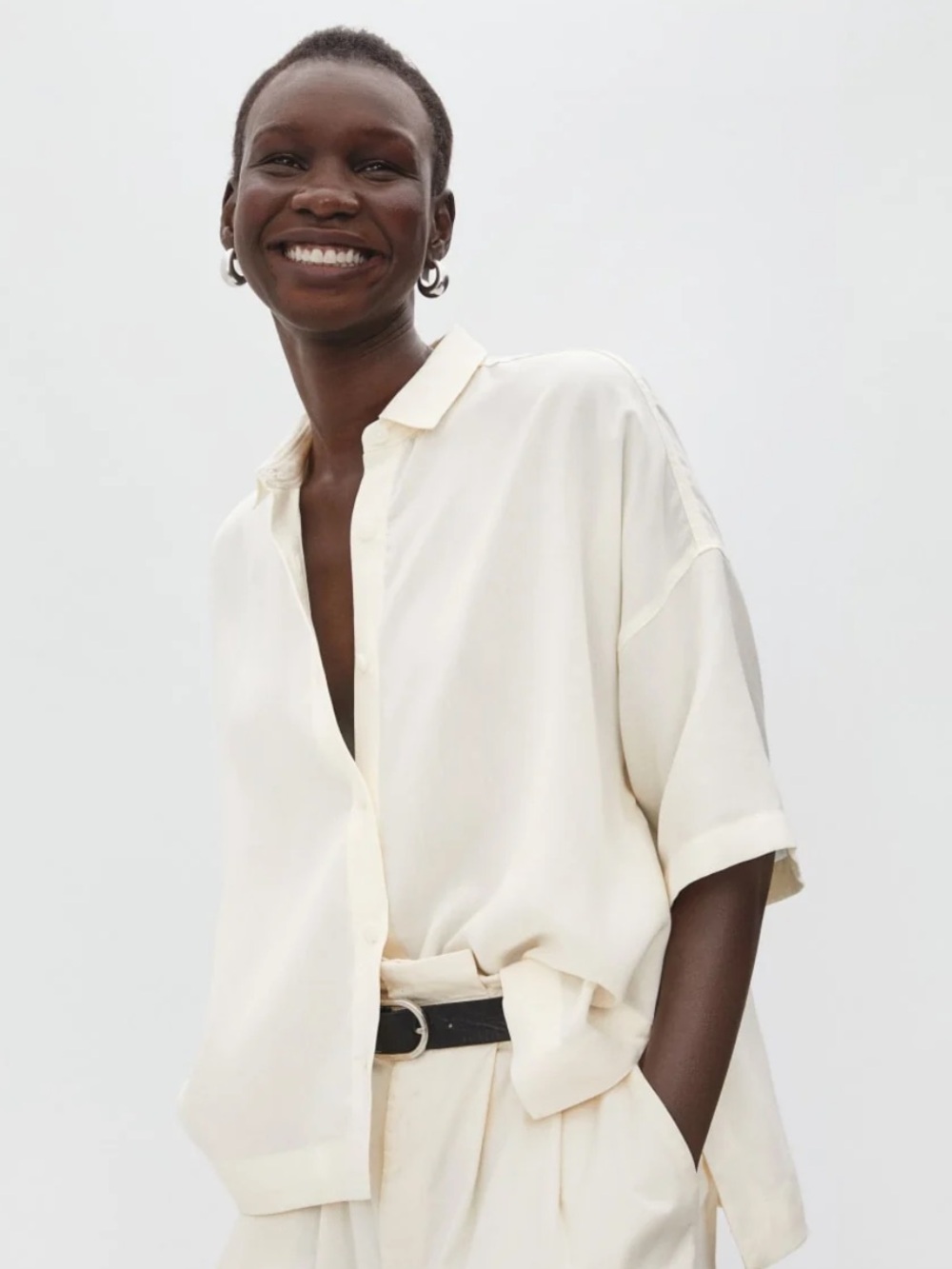Everlane Drapey Square Shirt